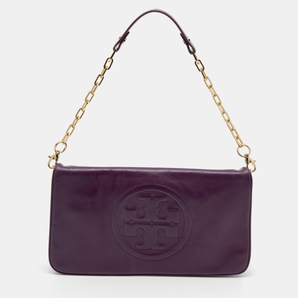 NWT Tory Burch Reva Purse in Wild Plum